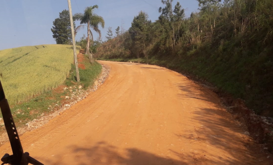 PR-511, acesso para o distrito de Catanduvas do Sul, em Contenda