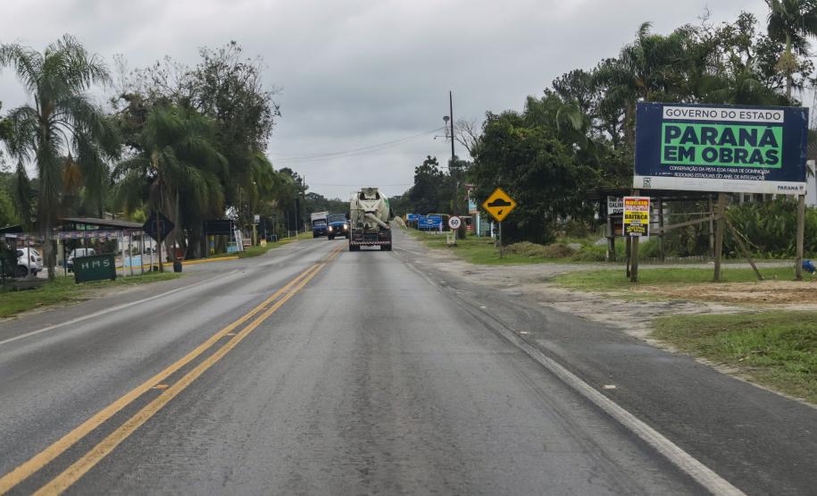 PR-407 entre Paranaguá e Pontal do Paraná