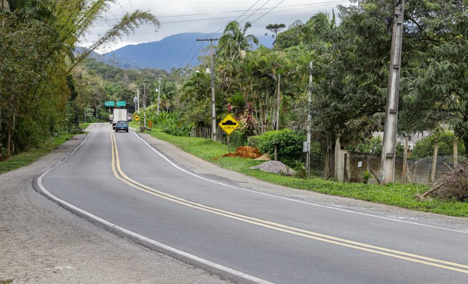 PR-407 entre Paranaguá e Pontal do Paraná