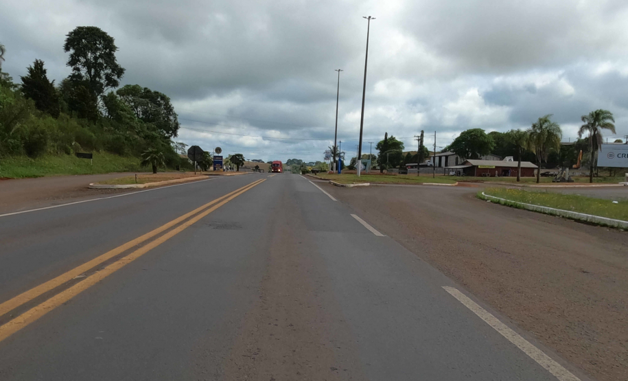 Final do trecho atendido da PRC-280 em Clevelândia