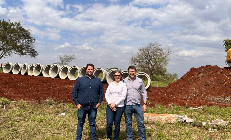 Serviços iniciais do Viaduto da PUC em Londrina