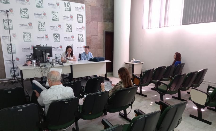 Sessão de abertura de envelopes de habilitação