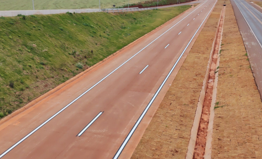 Pistas novas liberadas na duplicação do Contorno Oeste de Cascavel