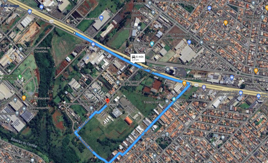 Sugestão de desvio Cambé - Londrina