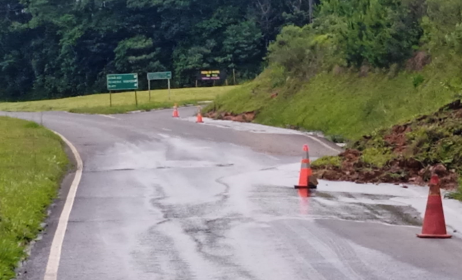 PR-151 em Ponta Grossa, próximo ao trevo de Guaragi