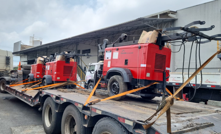 Equipamento para iluminação noturna na PR-151 em Jaguariaíva