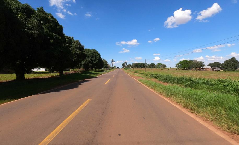 PR-180 entre Goioerê e Quarto Centenário