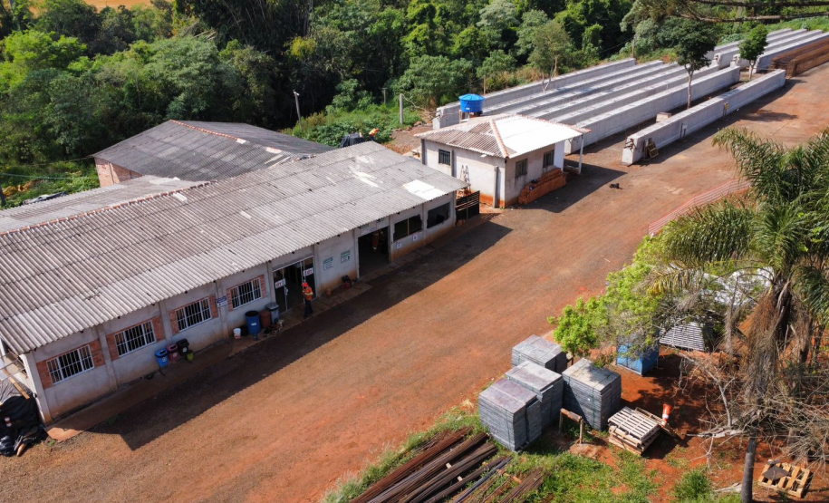 Duplicação da PR-445 - pátio de vigas