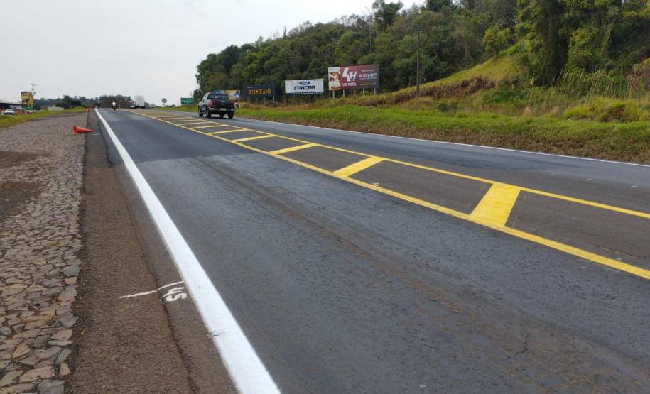 Serviços do Proconserva na PRC-158 entre Pato Branco e Vitorino