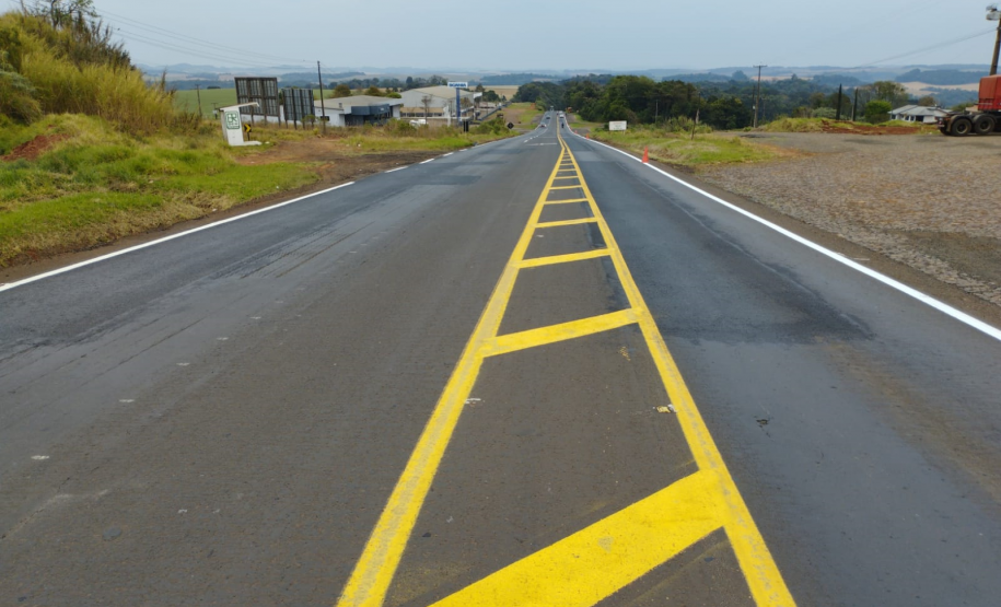 Serviços do Proconserva na PRC-158 entre Pato Branco e Vitorino