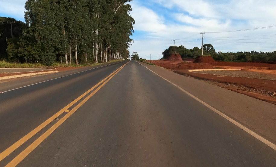 Trecho da PRC-466 que receberá obras