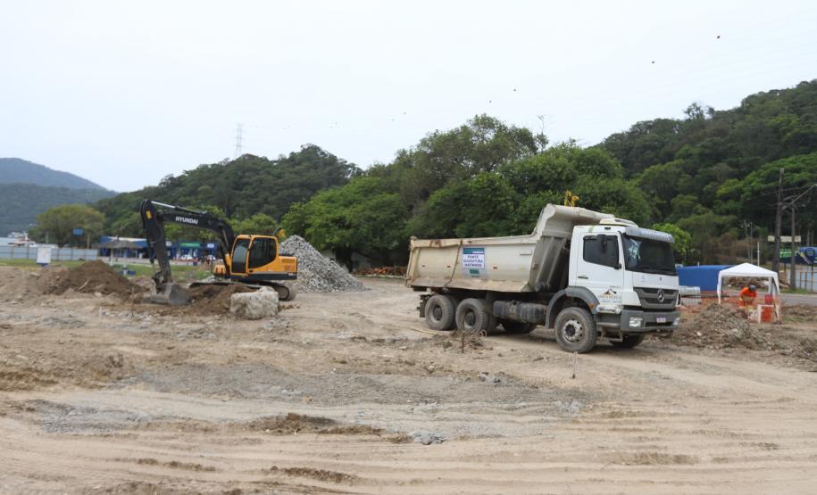 Canteiro da Ponte de Guaratuba
