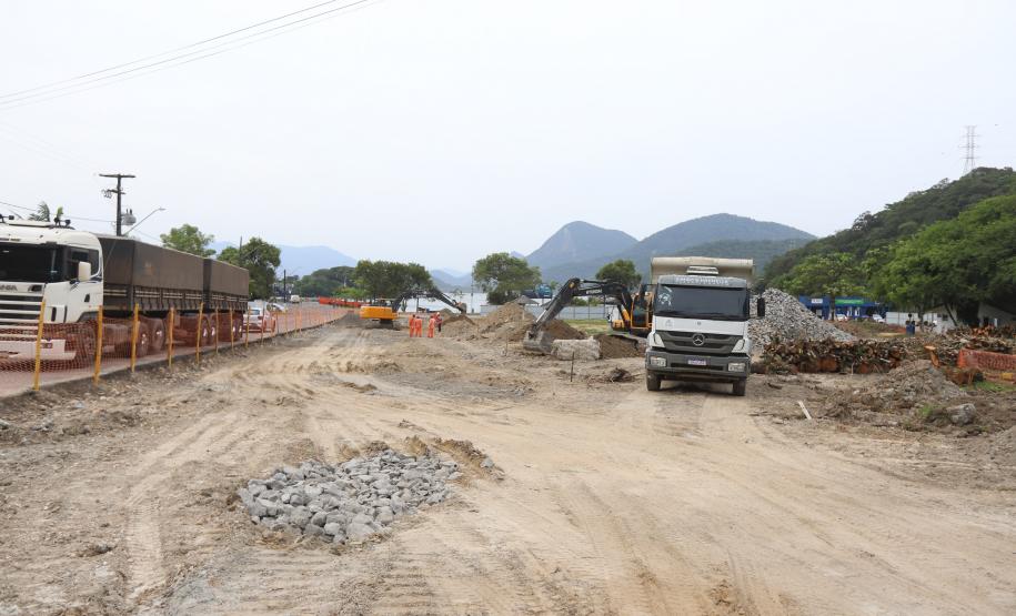Canteiro da Ponte de Guaratuba