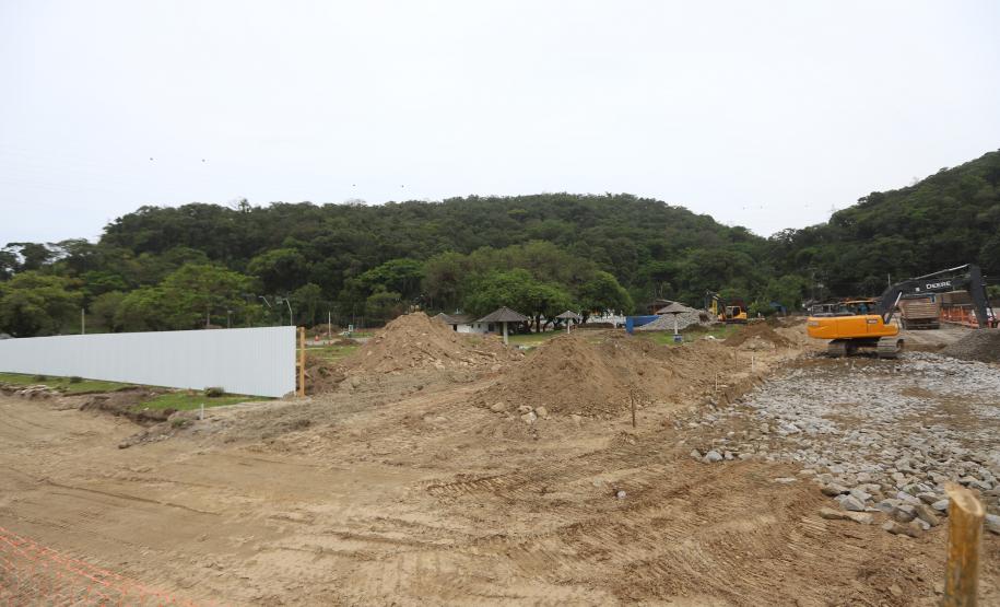 Canteiro da Ponte de Guaratuba