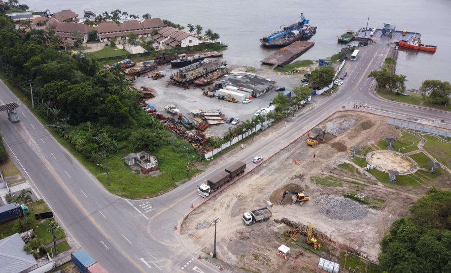Canteiro da Ponte de Guaratuba