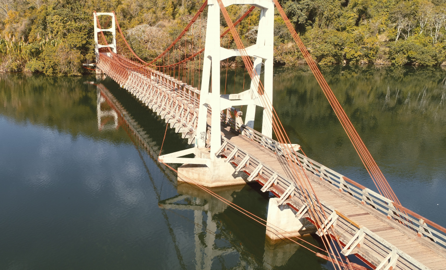 Ponte Pênsil Alves de Lima, após a reforma