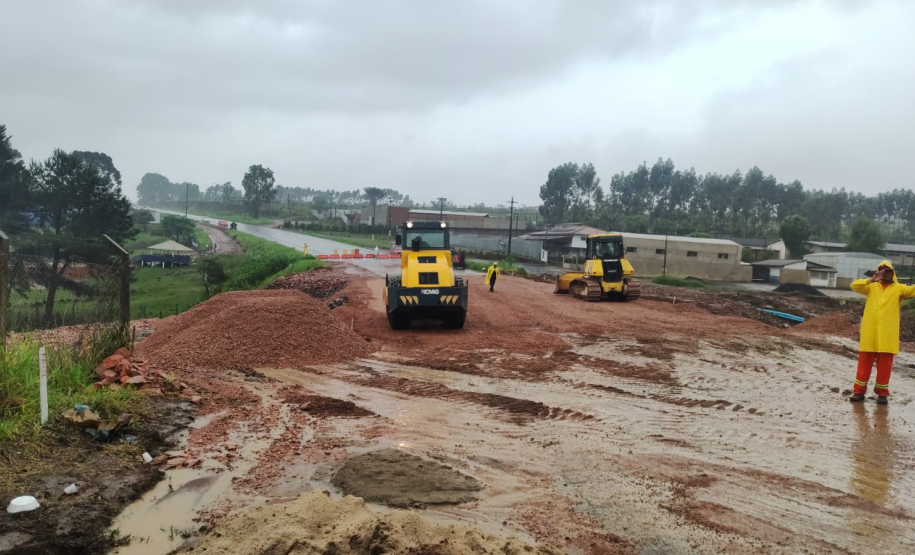 PR-151 em Jaguariaíva, véspera da liberação