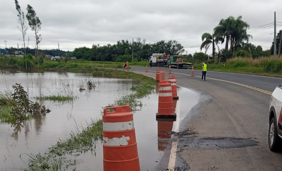 PR-151 em Ponta Grossa, com liberação total do tráfego