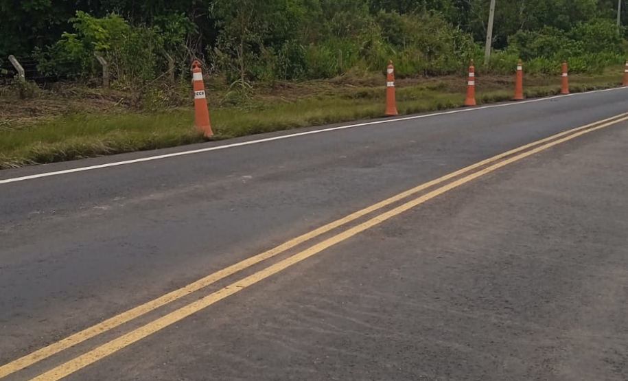 PR-151 em Ponta Grossa, com liberação total do tráfego