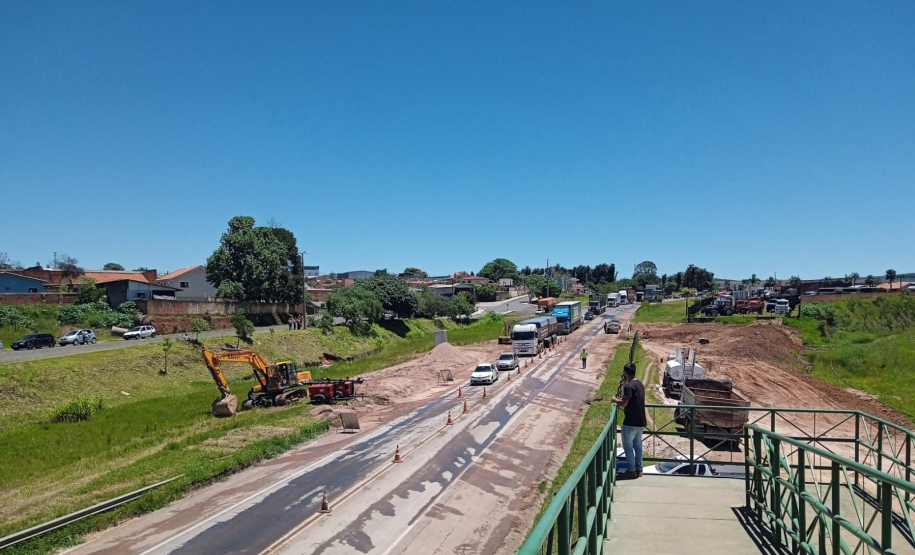 PR-151 em Jaguariaíva, liberada ao tráfego de veículos