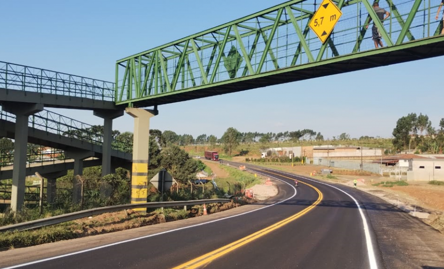 PR-151 em Jaguariaíva com nova pavimentação e sinalização horizontal