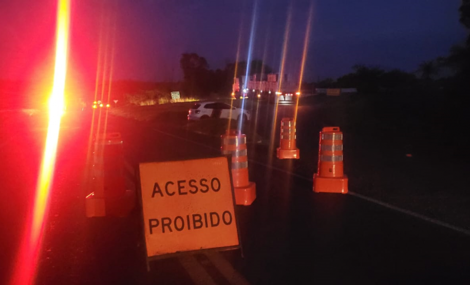 Bloqueio da Ponte do Rio Ivaí na PR-323