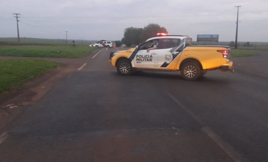 Bloqueio da Ponte do Rio Ivaí na PR-323