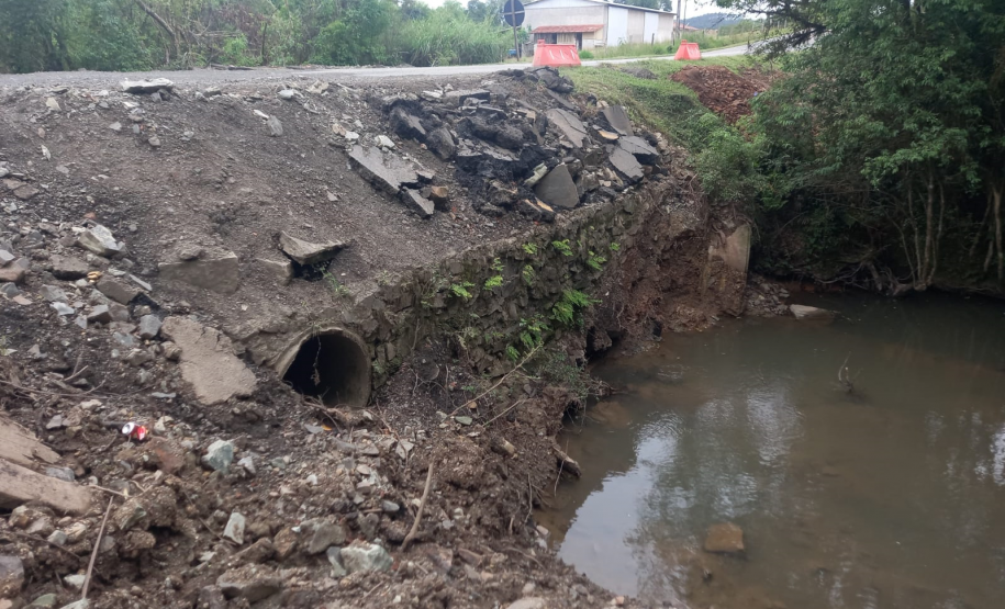 Trecho da PR-364 que irá receber as obras