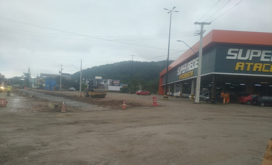 Canal de macrodrenagem do Rio da Draga em Matinhos