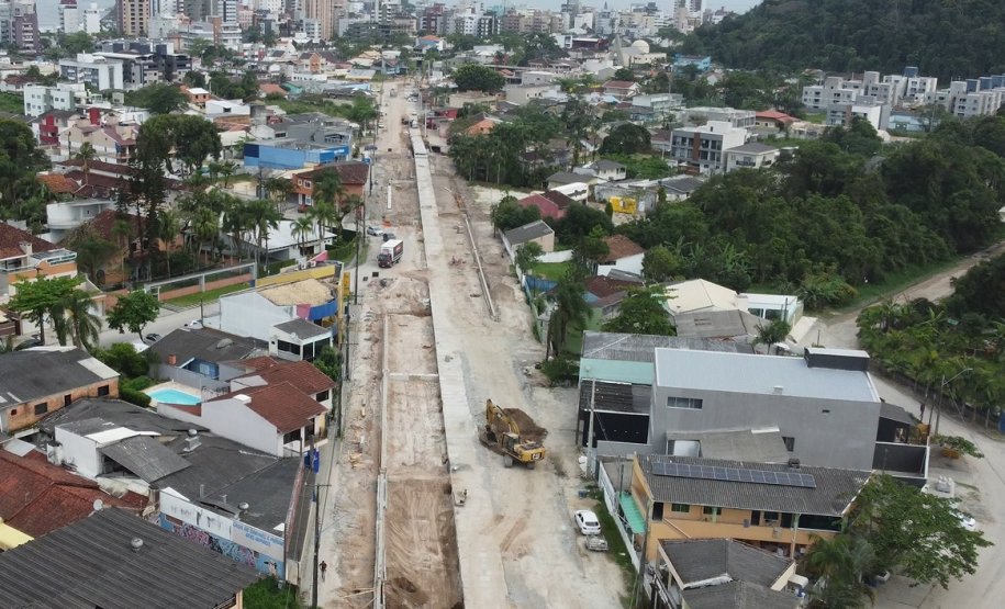 Canal de macrodrenagem do Rio da Draga em Matinhos