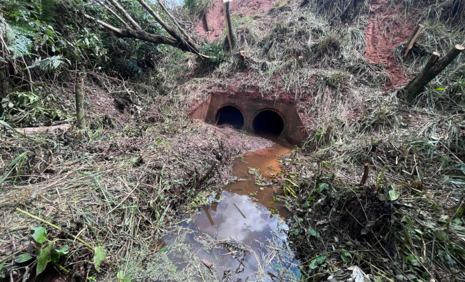 PR-477 Bueiro a montante