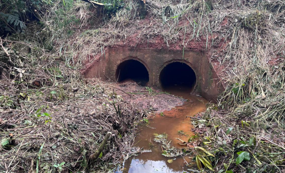 PR-477 Bueiro a montante