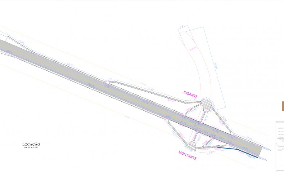 PR-477 Cruzeiro do Oeste projeto geométrico