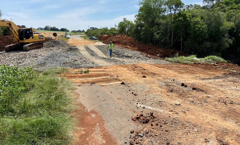 PR-540 Entre Rios aterro das novas galerias