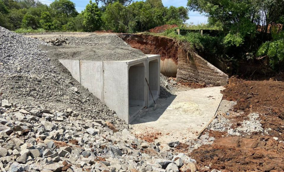 PR-540 Entre Rios aterro das novas galerias