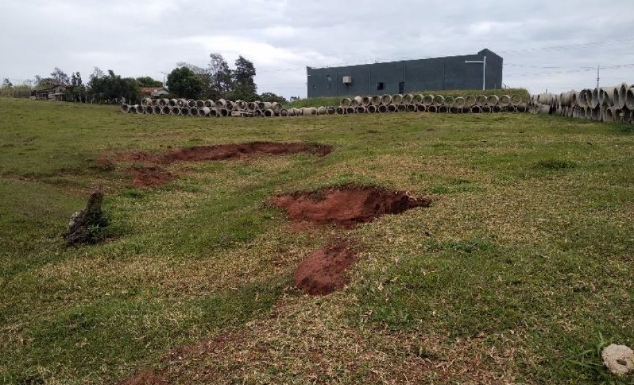 PR-550 terreno onde passará o emissário