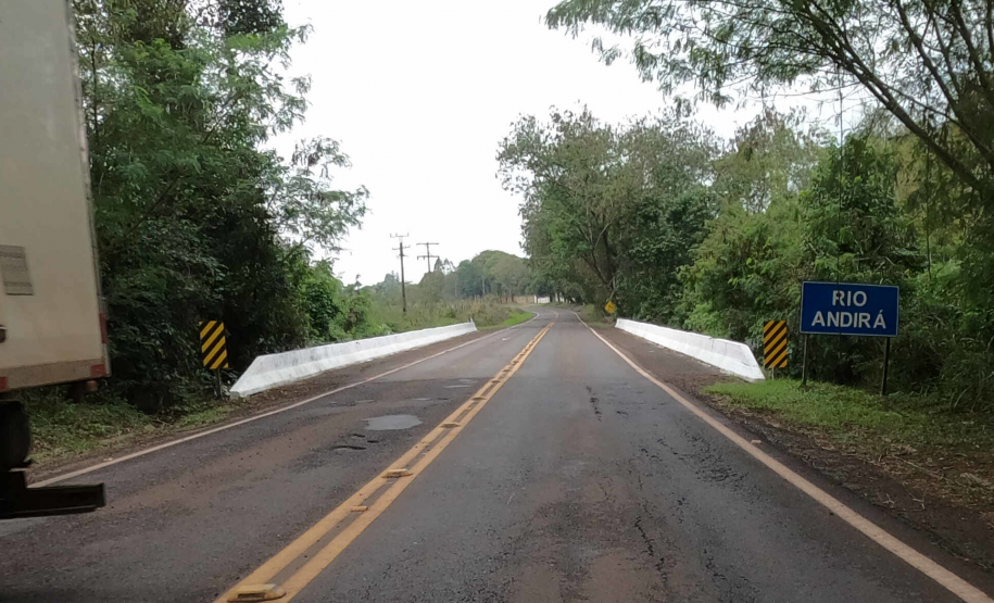 PR-554 São Jorge do Ivaí ponte liberada