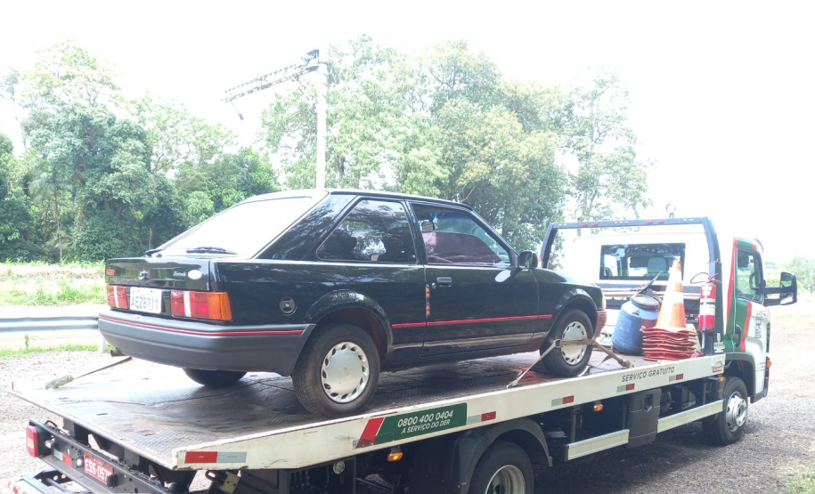 Guincho mecânico leve do DER/PR