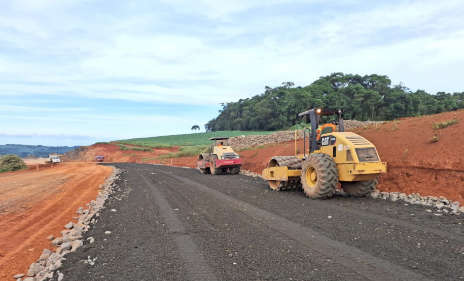 PR-160 entre Imbaú e Reserva - pavimentação