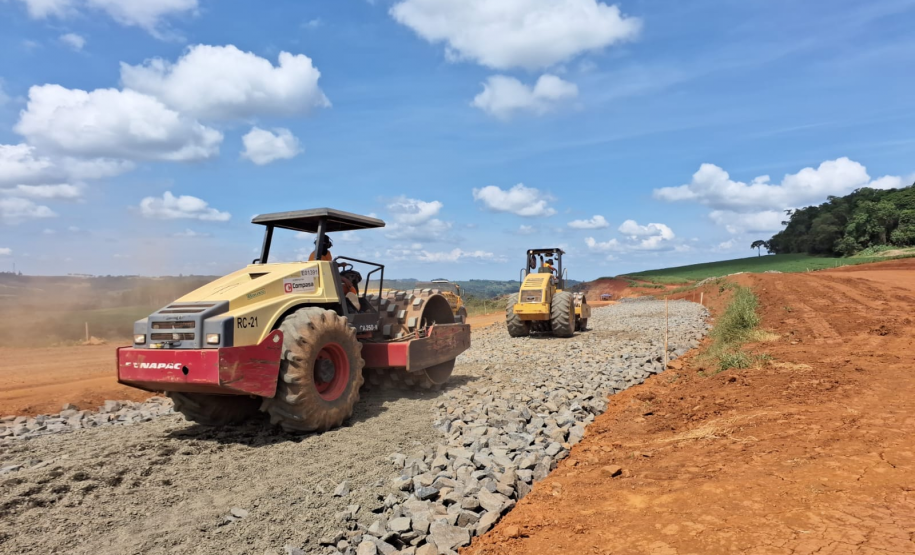 PR-160 entre Imbaú e Reserva - pavimentação
