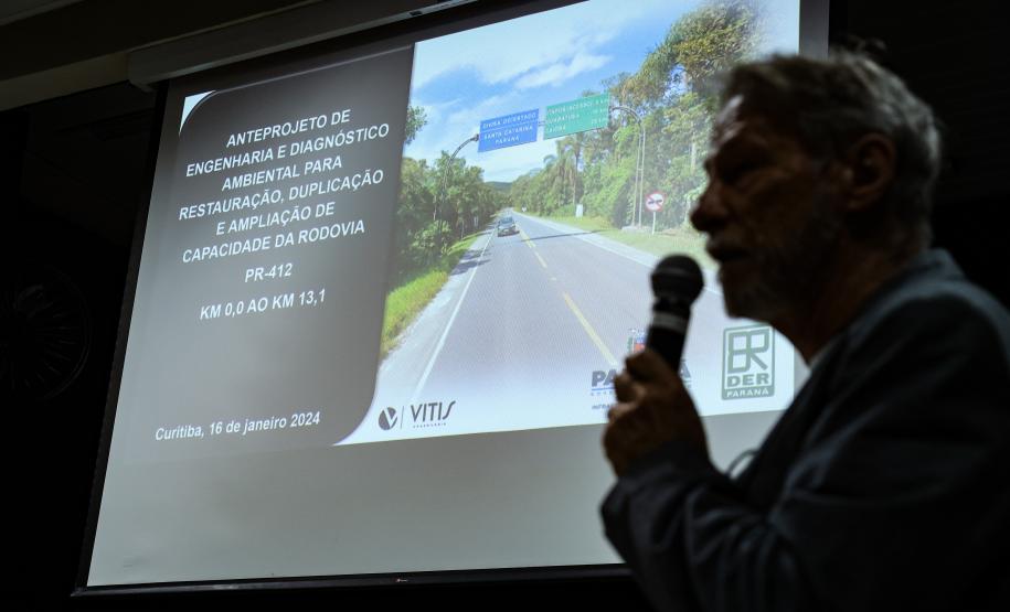 Audiência pública da duplicação entre Guaratuba e Garuva