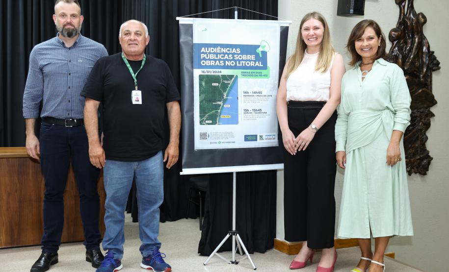Audiência pública sobre a duplicação da PR-412 entre Matinhos e Praia de Leste