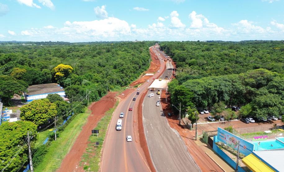 Nova ponte sobre o Rio Tamanduá na BR-469, em Foz do Iguaçu