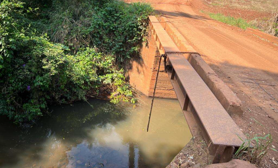Ponte na Estrada São Jorge em Formosa do Oeste