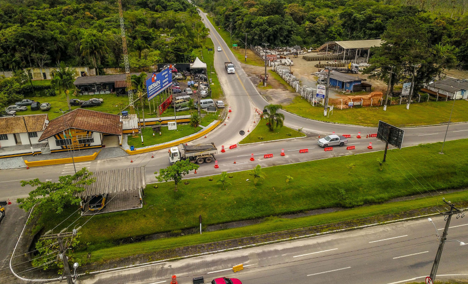 PR-412 entre Guaratuba e Santa Catarina