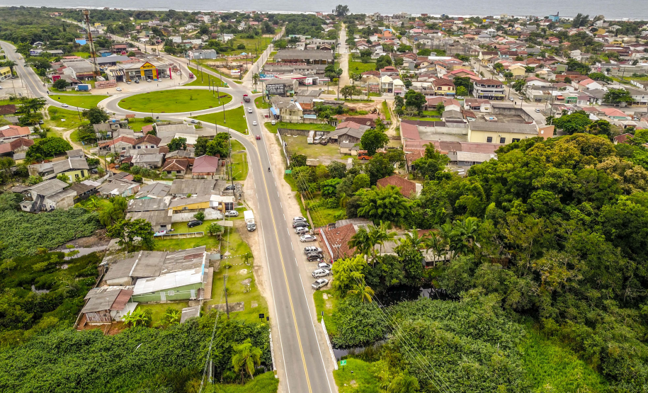 PR-412 entre Guaratuba e Santa Catarina