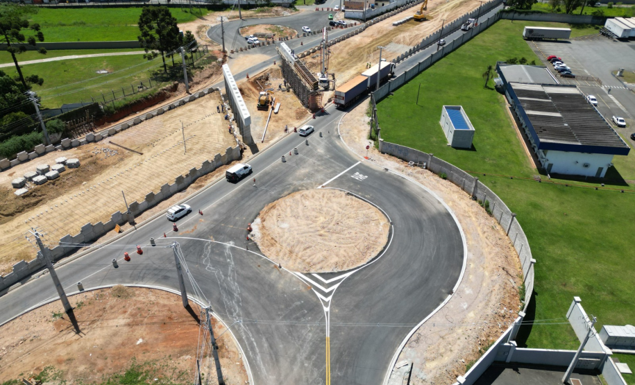 Viaduto do Bradesco, em São José dos Pinhais