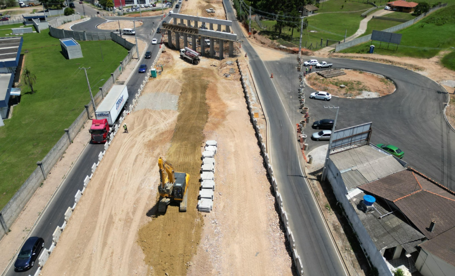 Viaduto do Bradesco, em São José dos Pinhais