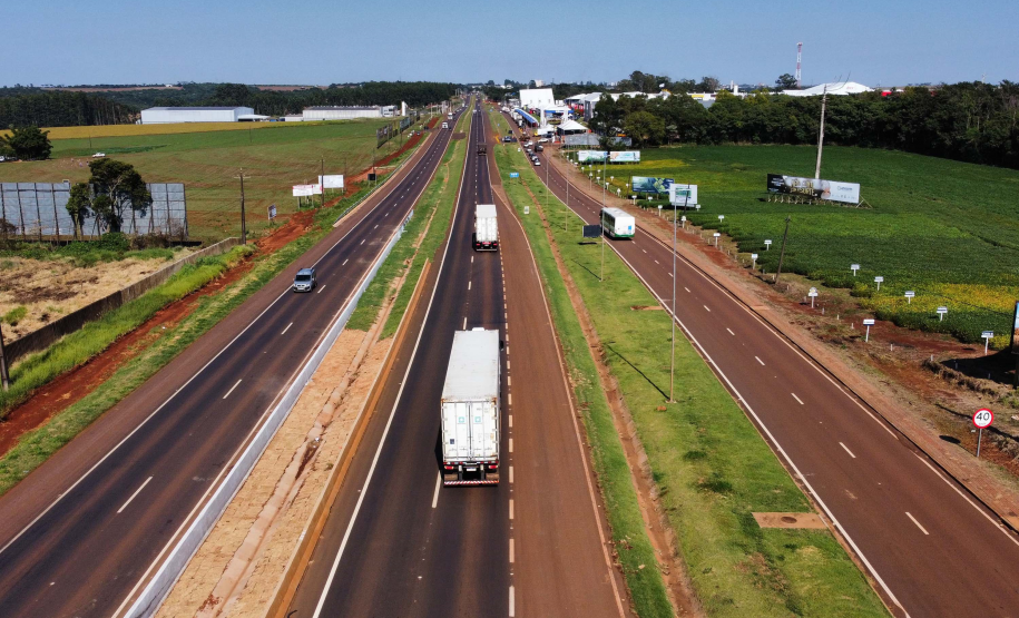 Trecho duplicação da BR-277 em Cascavel