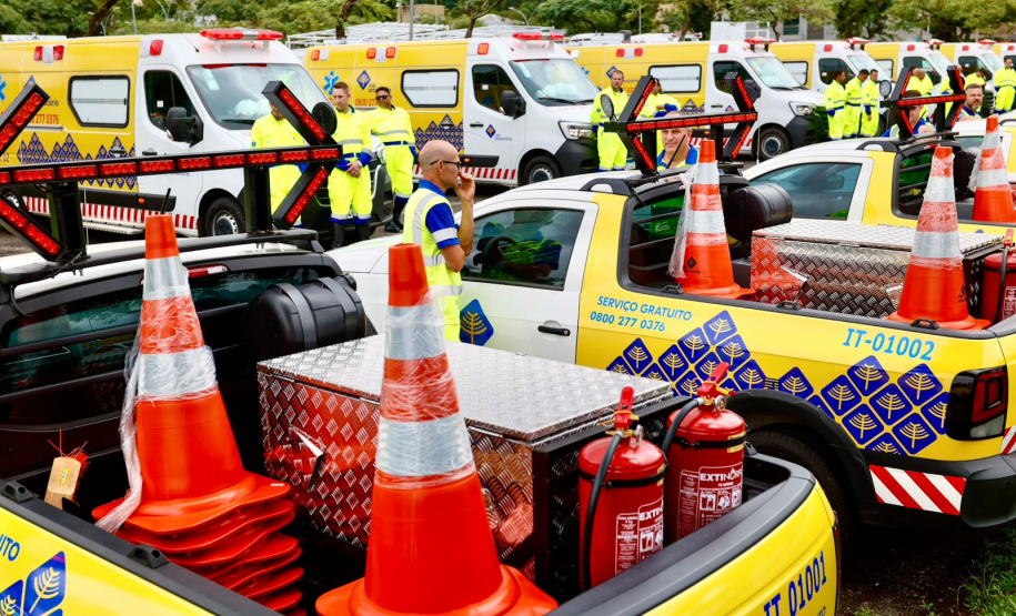Equipes e equipamentos das novas concessionárias